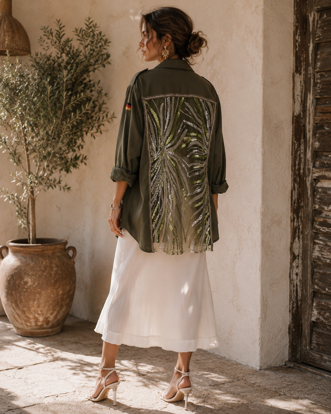 Fieldshirt- Green Sparkle