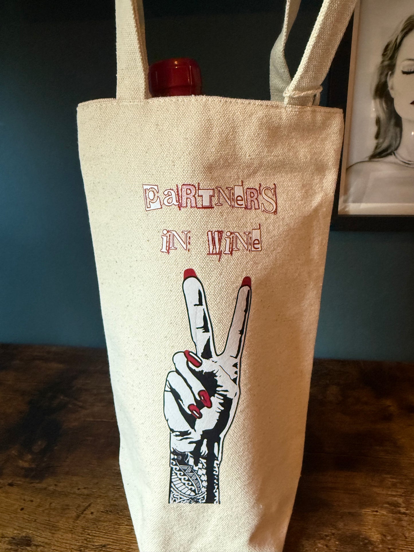Bottle Bag – „Partner’s in Wine“ 🍷✨