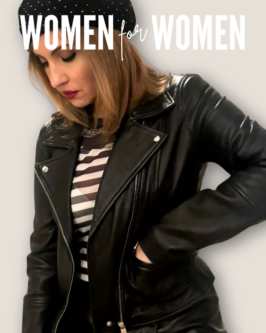 Weiche Biker Lederjacke mit Veredlung in Gr. M