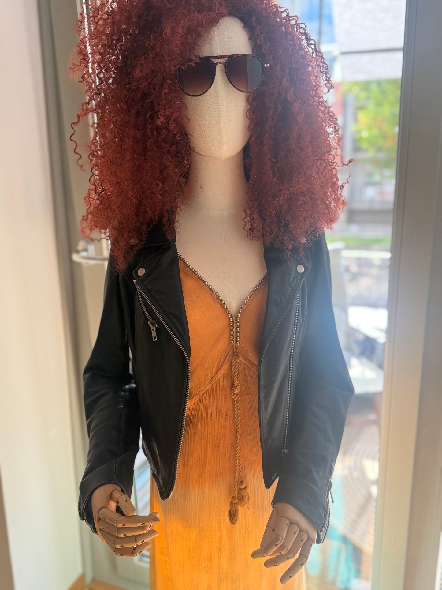 Vintage Biker-Jacke „I Want Magic“