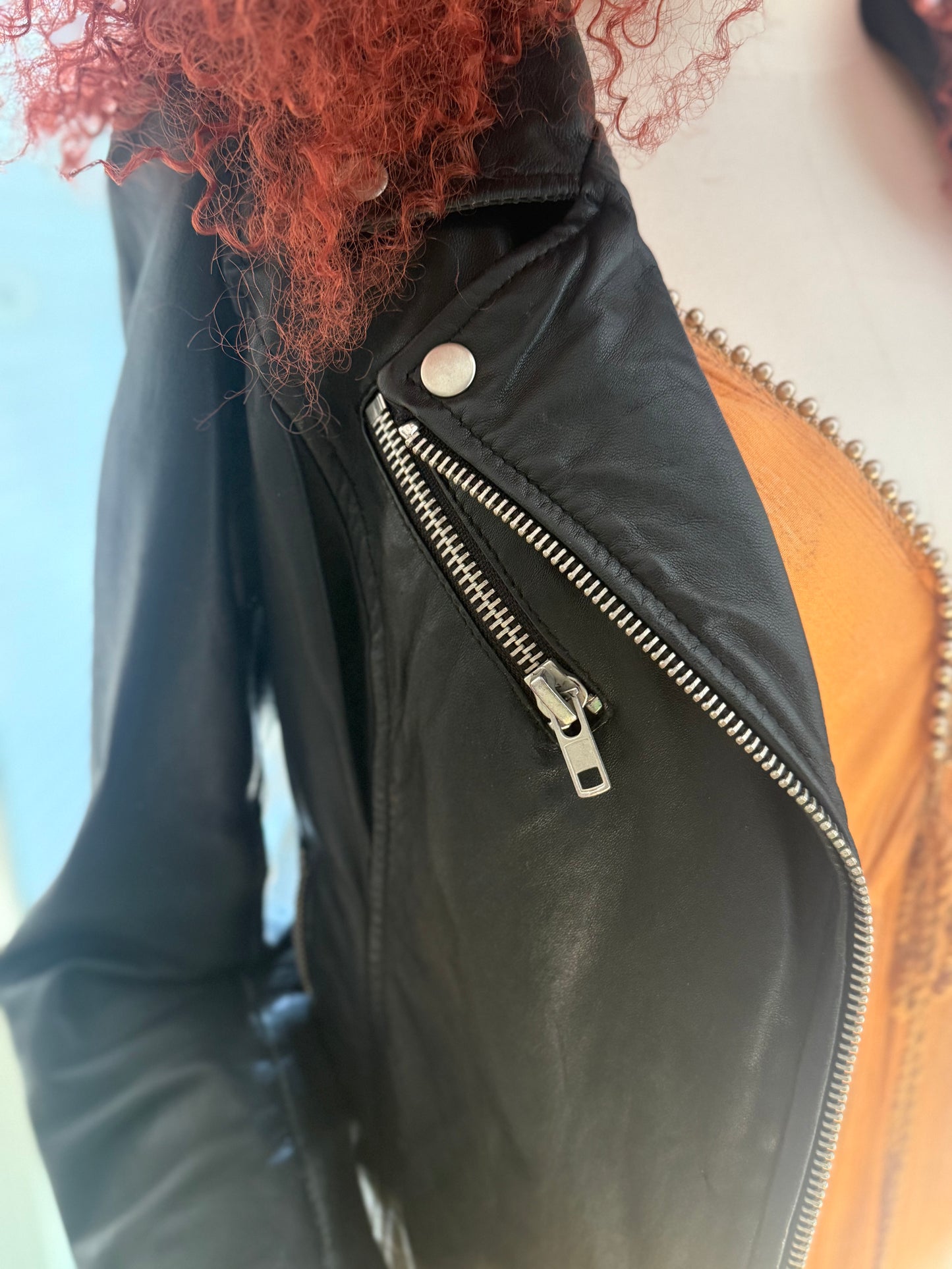 Vintage Biker-Jacke „I Want Magic“