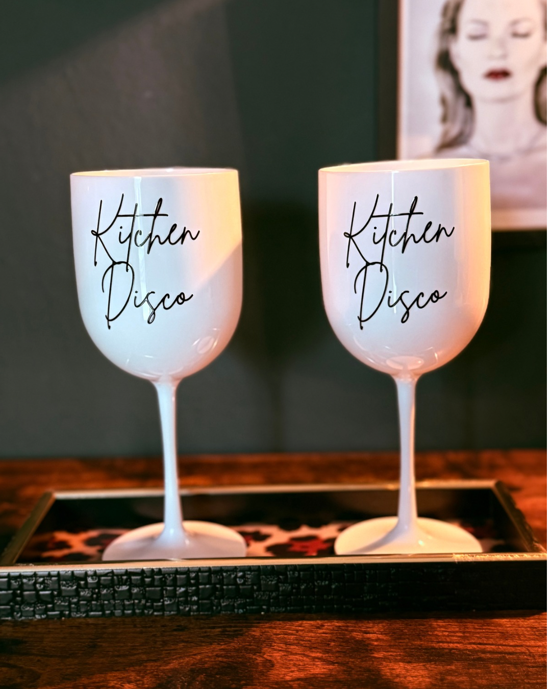 Champagnerglas „Kitchen Disco“ – bruchsicher & partytauglich im 2er Set