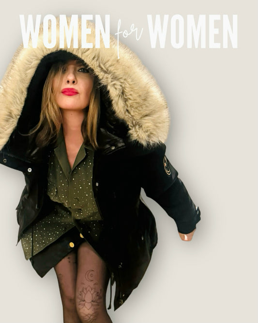 Ultra warmer Winterparka im Street Art Design