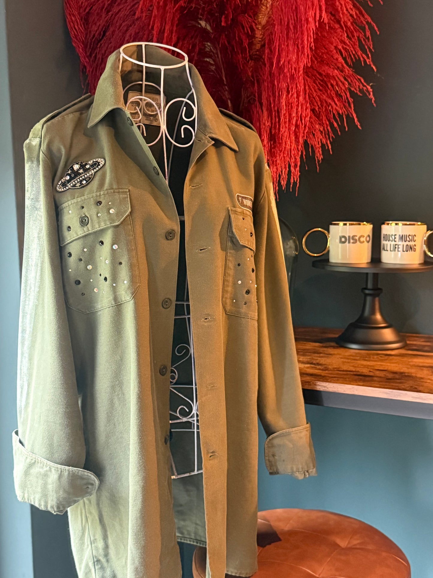 VINTAGE FIELD SHIRT - LEOPARD GLAM EDITION