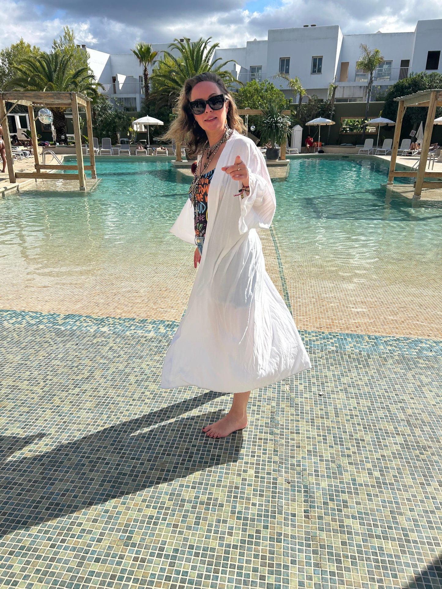 SUMMER SALE: Ibiza Kimono mit Kirschen