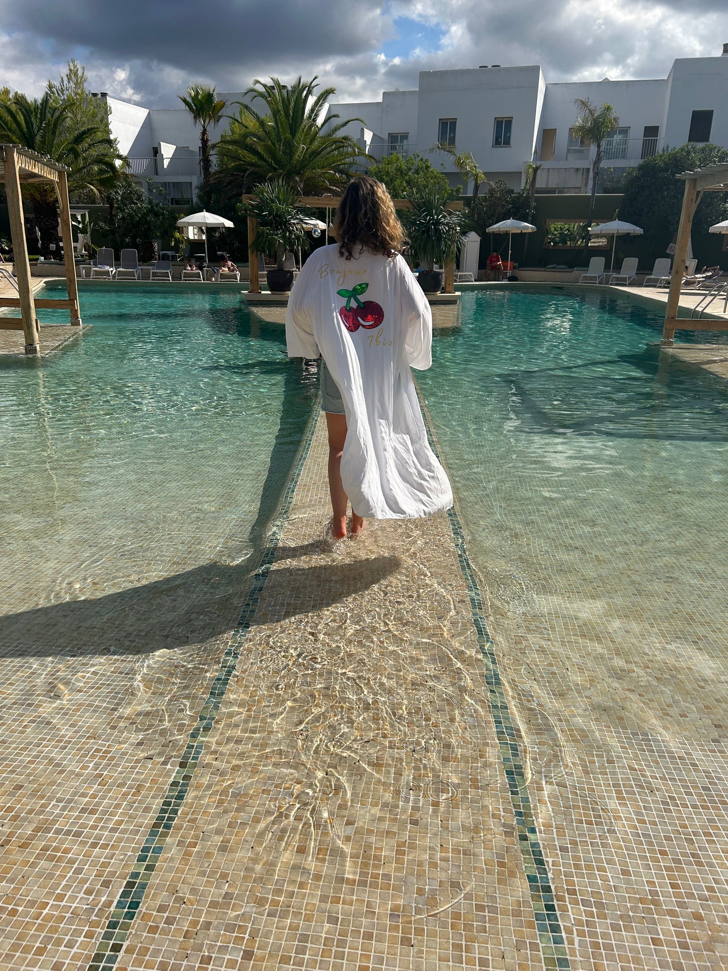 SUMMER SALE: Ibiza Kimono mit Kirschen