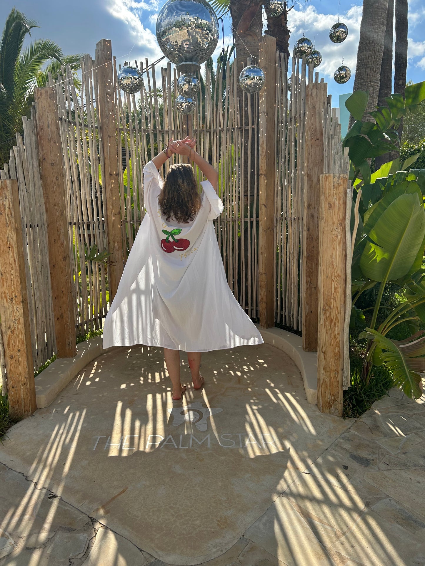 SUMMER SALE: Ibiza Kimono mit Kirschen