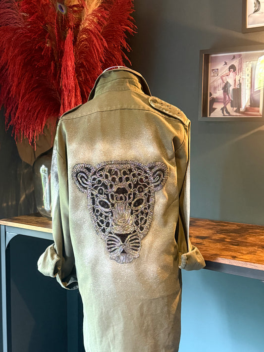 VINTAGE FIELD SHIRT - LEOPARD GLAM EDITION