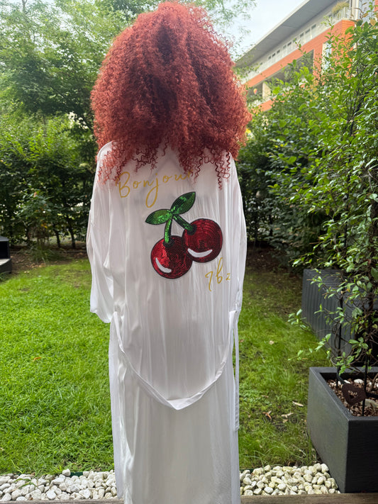 Ibiza Kimono mit Kirschen