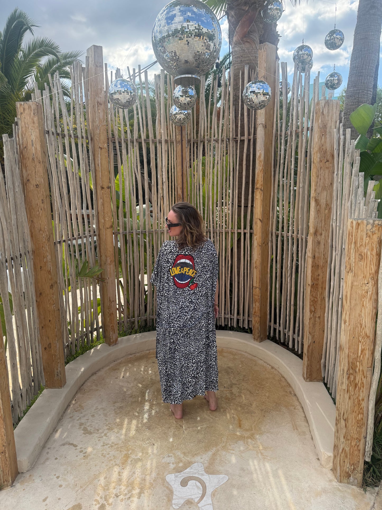 SUMMER SALE: Ibiza Kimono im Leo-Style