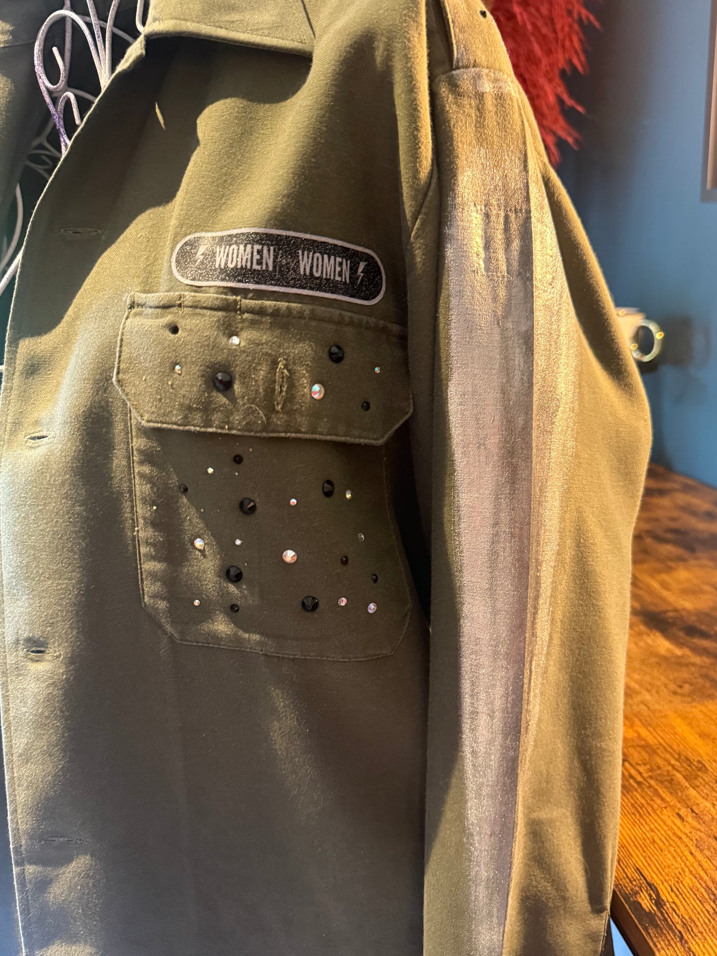 VINTAGE FIELD SHIRT - LEOPARD GLAM EDITION