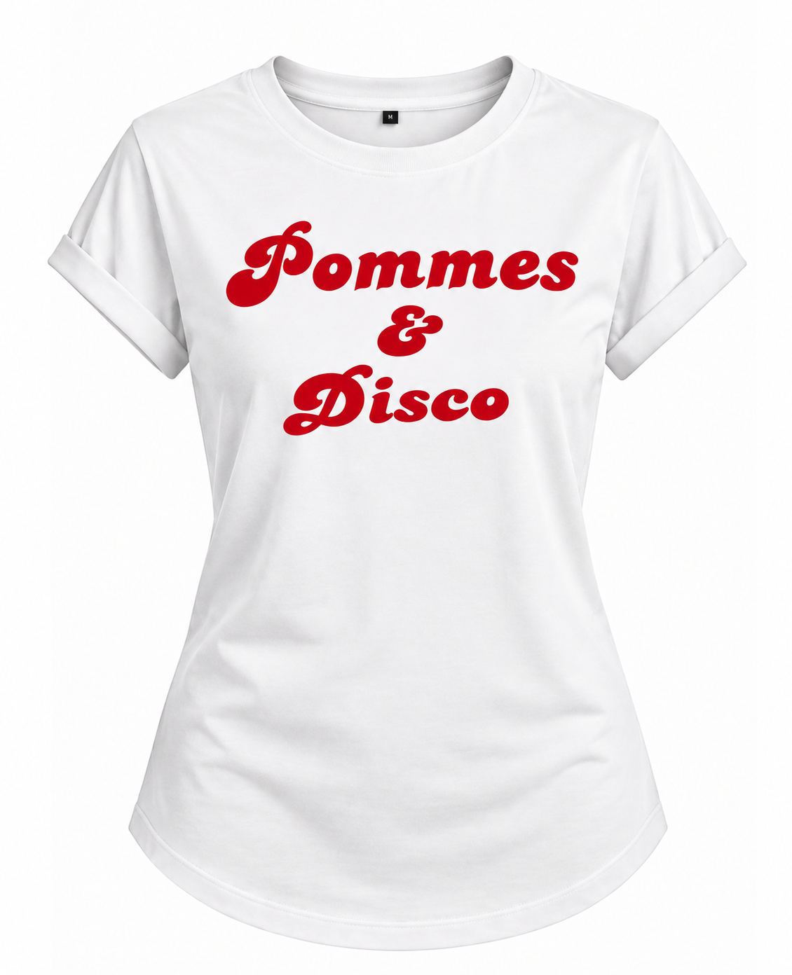 BASICSHIRT- Pommes und Disco