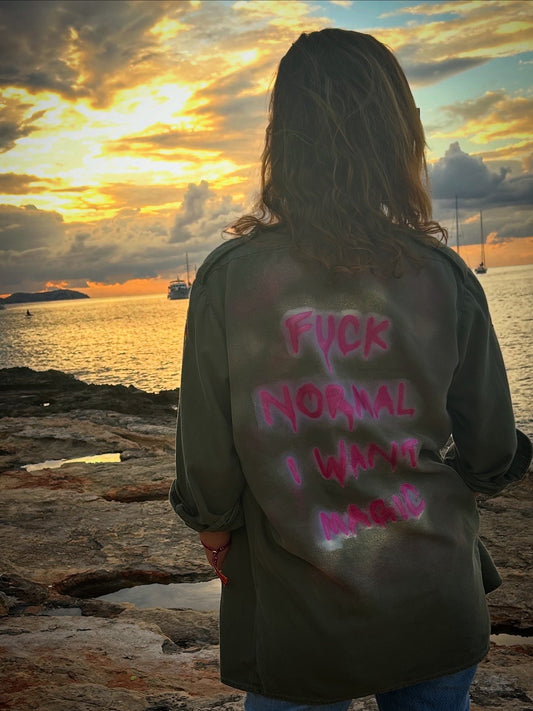 „F⭐️⭐️k normal -I want magic“ Vintage Shirt