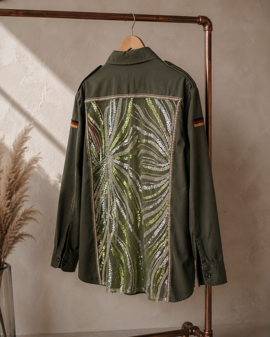 Fieldshirt- Green Sparkle