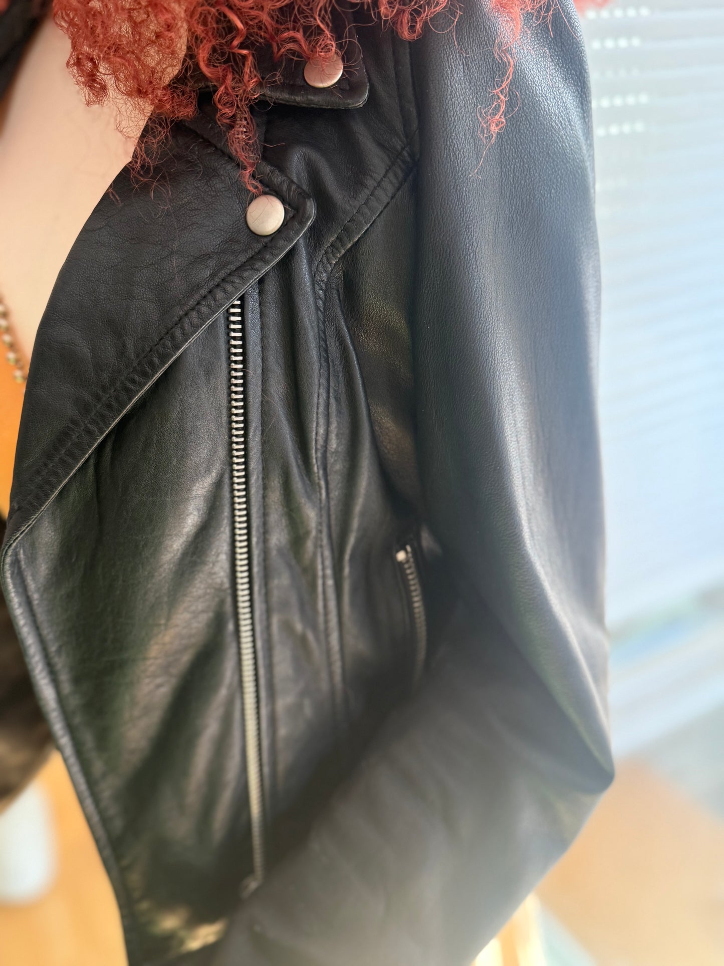 Vintage Biker-Jacke „I Want Magic“