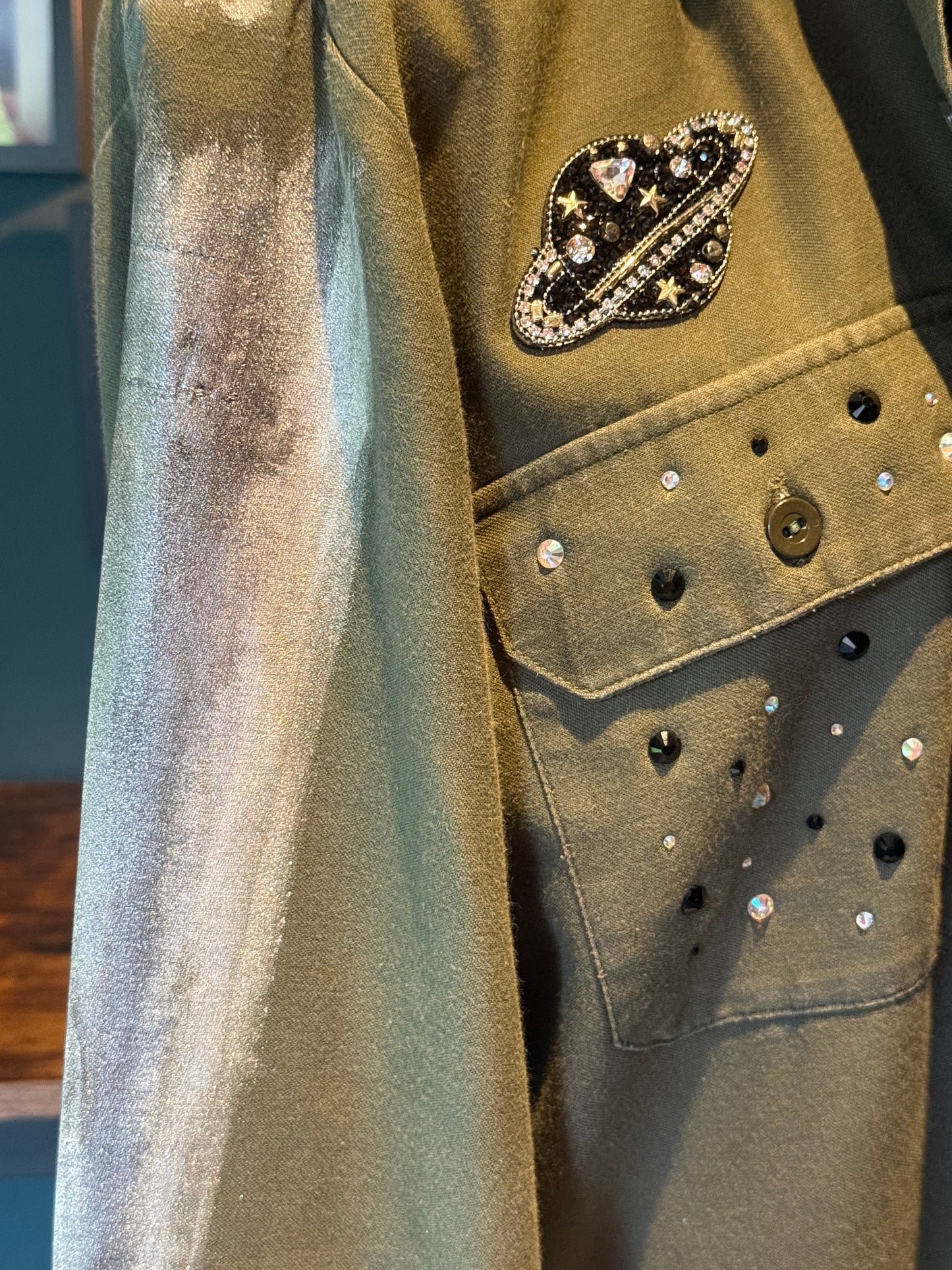 VINTAGE FIELD SHIRT - LEOPARD GLAM EDITION